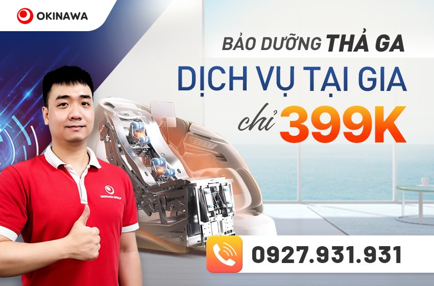 bảo dưỡng phổ thông ghế massage