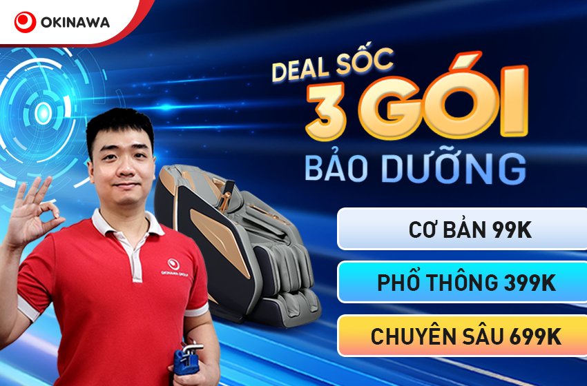 bảo dưỡng ghế massage