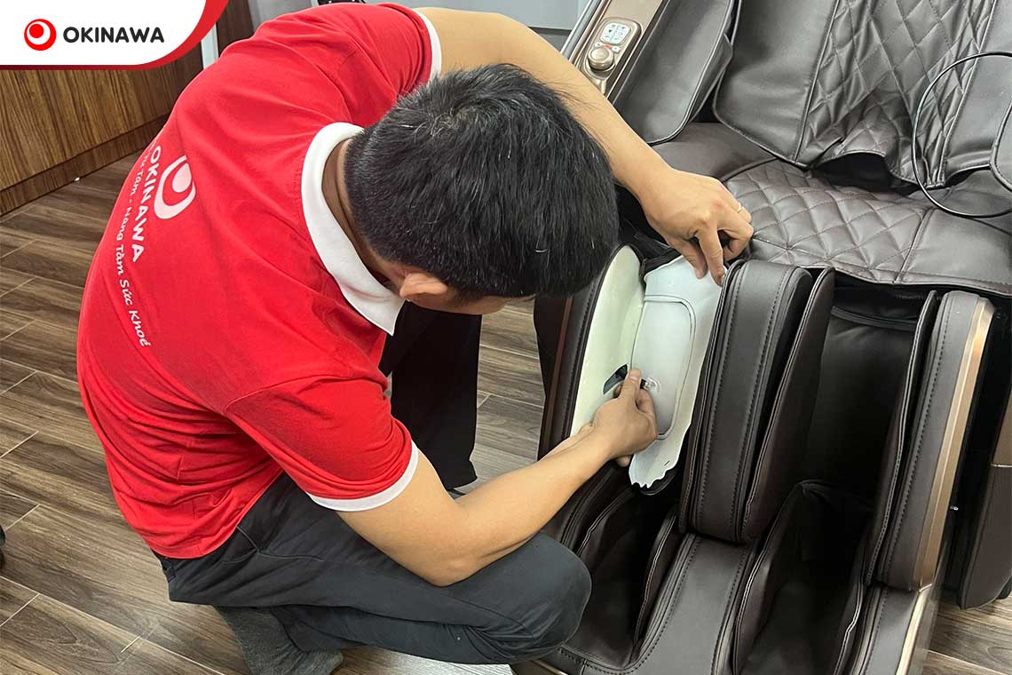 Sửa lỗi hệ thống túi khí ghế massage