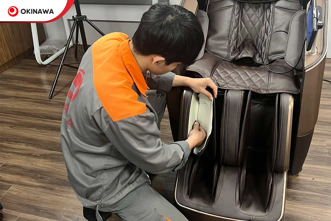 Sửa lỗi hệ thống túi khí ghế massage