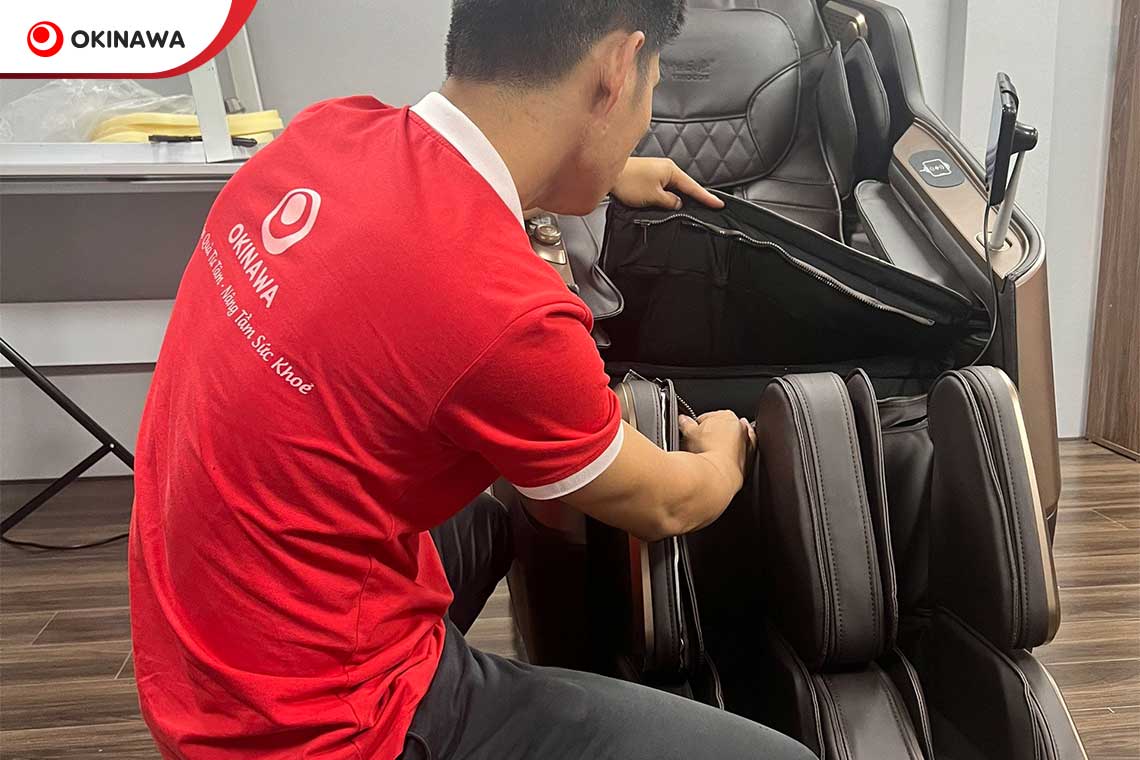 Sửa lỗi hệ thống túi khí ghế massage