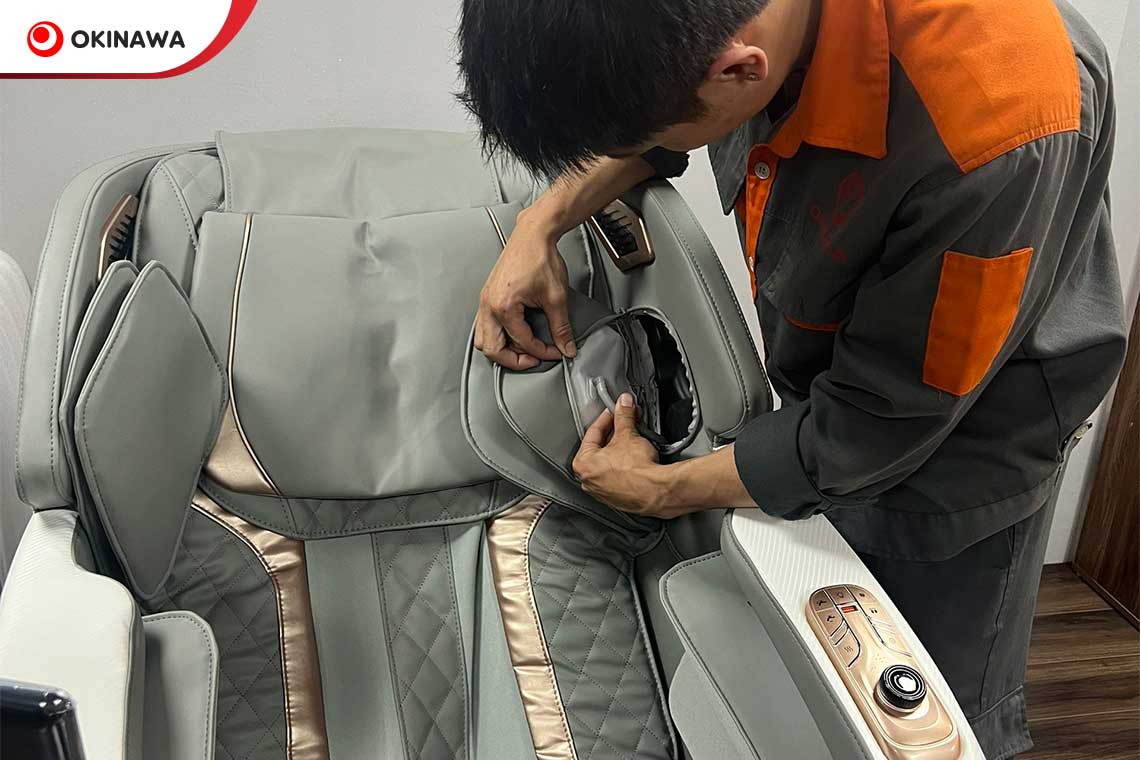 Sửa lỗi hệ thống túi khí ghế massage